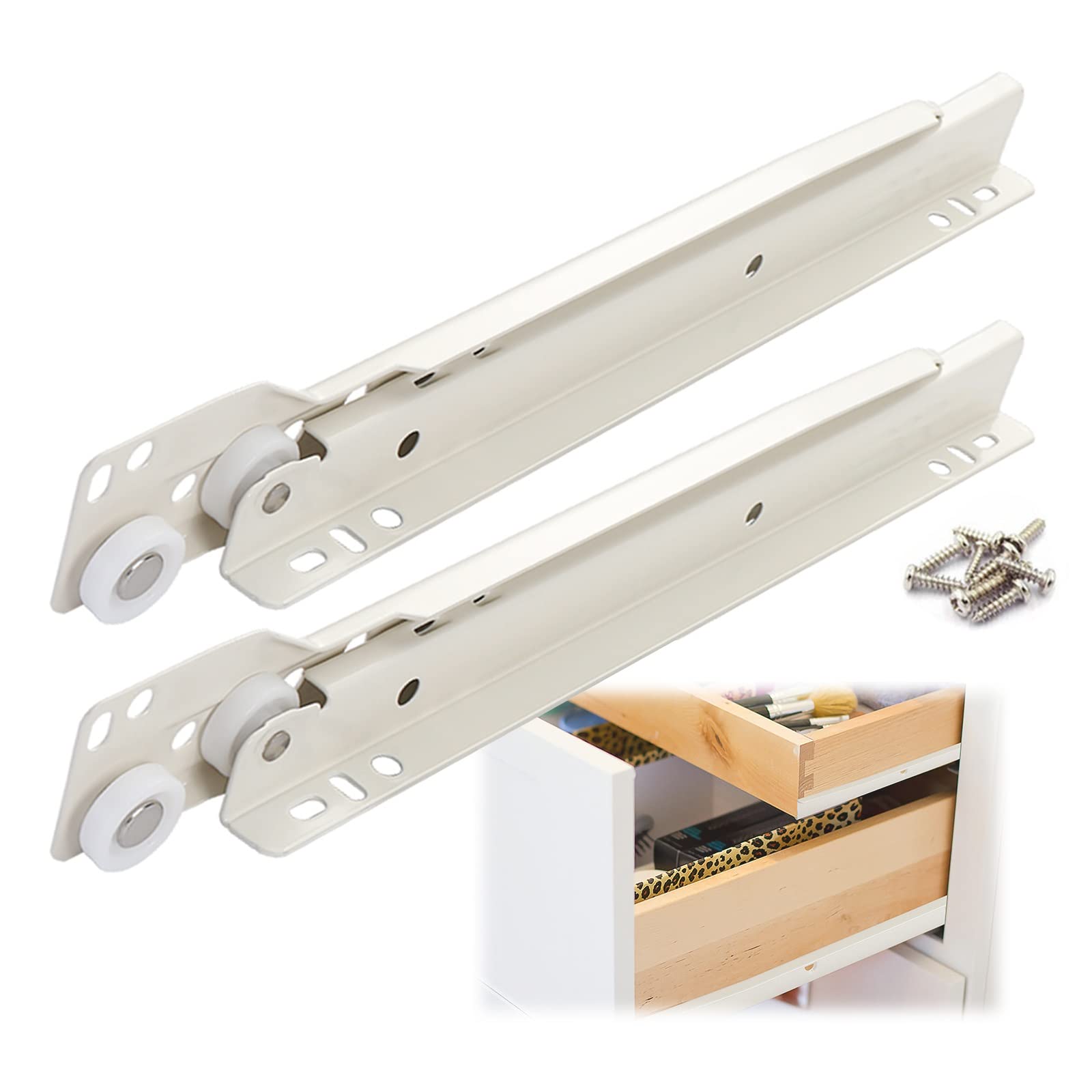 Amazon.co.jp: 引き出しレール 30cm 40cm 50cm、引き出し式スライド